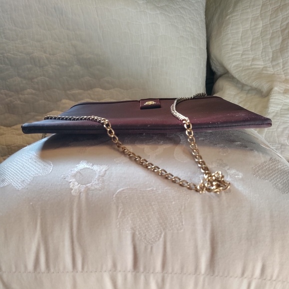 Vintage Antique Miss Lewis Satin Clutch Purse or Shoulder Bag - Picture 4 of 8